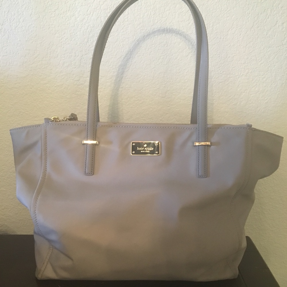 Kate Spade Margareta Wilson Grey Tote Purse